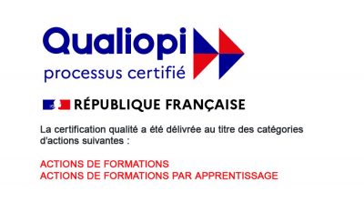 Logo Qualiopi qui atteste de la qualité des formations
