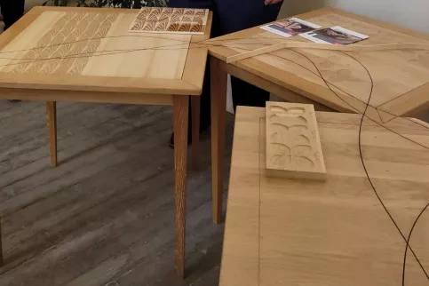 tables transformées avec décor