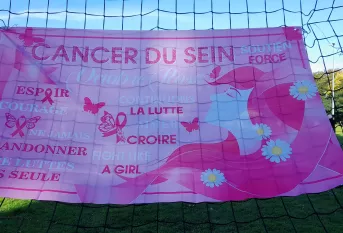poster octobre rose cancer sein