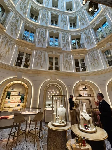 L'intérieur de la boutique Cartier