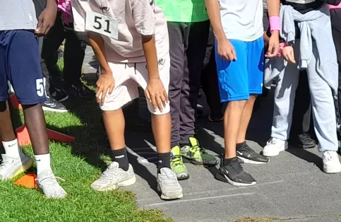 départ du cross des collégiens