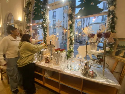 Montage de la vitrine