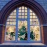 vitrine Noël faite par les élèves